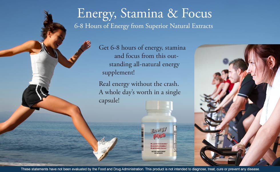 6-8 Hours of Energy, Stamina and Focus